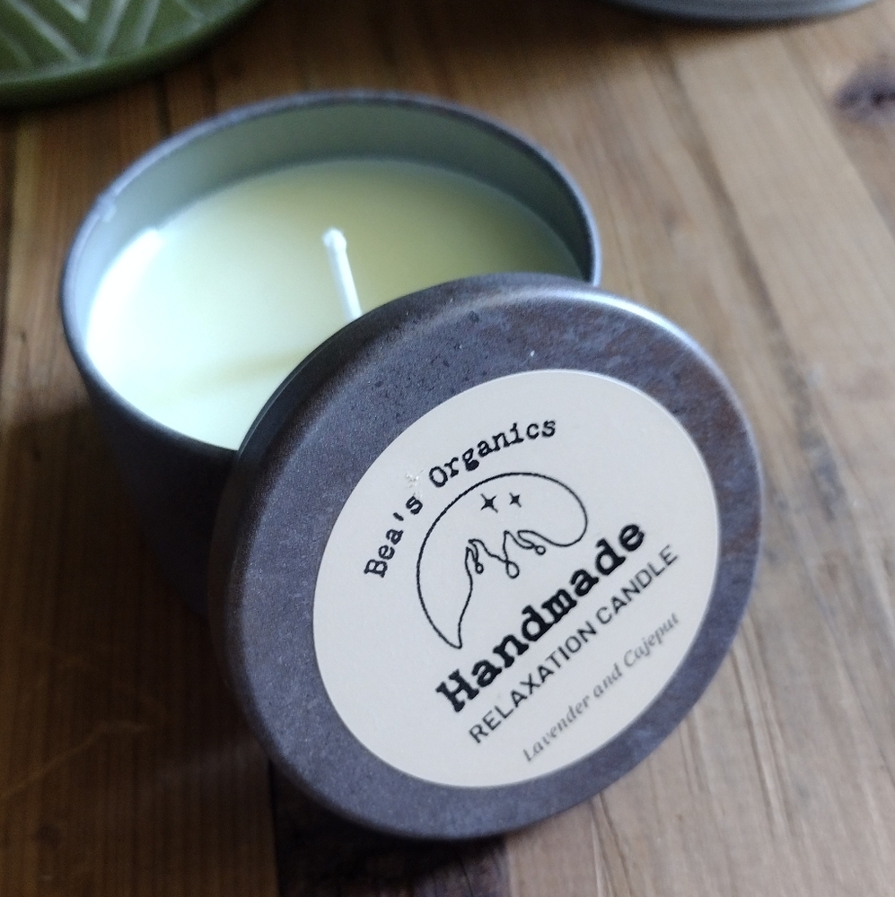Relaxation Candle with Lavender and Cajeput oils